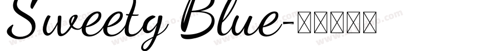 Sweety Blue字体转换